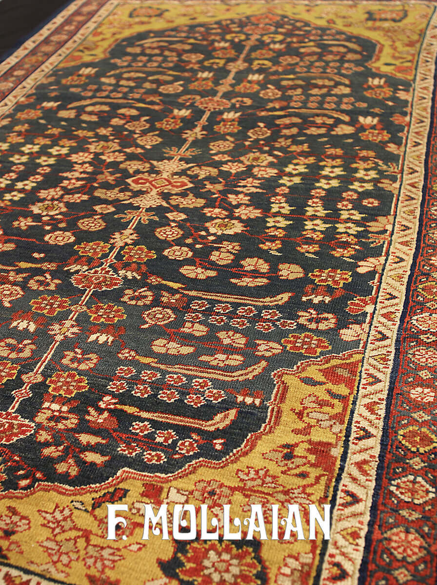 Tapis Persan Antique Mahal Ziegler n°:85643315